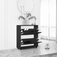 Обувница Mobildor-Lux Leo 50x27x86 Anthracite/Oak Sonoma (00013436) фото №2 — интернет-магазин Desire.md