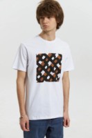 Мужская футболка Bumbacel MT5488_0003D4_S6 White, s.XL