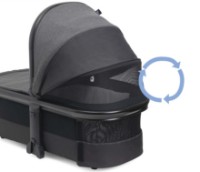 Люлька для коляски Chicco Mysa Black Satin (8702745) фото №2 — интернет-магазин Desire.md