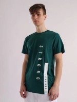 Мужская футболка Bumbacel MT5622K_5320A2_S6 Green, s.XXL фото №1 — интернет-магазин Desire.md