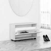 Обувница Mobildor-Lux Leo 90x27x47 White/Oak Sonoma (00013522) фото №3 — интернет-магазин Desire.md