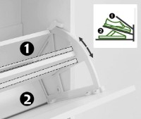 Обувница Mobildor-Lux Leo 90x27x47 White/Anthracite (00013523) фото №2 — интернет-магазин Desire.md