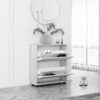 Обувница Mobildor-Lux Leo 90x27x86 White/Oak Sonoma (00013529) фото №2 — интернет-магазин Desire.md