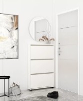 Rafturi pentru pantofi Mobildor-Lux Leo Slim 100x16x125 White (00012968)