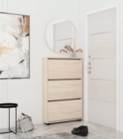 Rafturi pentru pantofi Mobildor-Lux Leo Slim 100x16x125 Oak Sonoma (00012966)