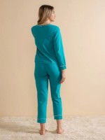 Pijama Bumbacel WPJ3556K_5126_S5 Green, s.L imaginea #2 — magazin online Desire.md
