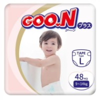Подгузники Goo.N Plus L 48pcs