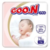Подгузники Goo.N Plus NB 76pcs
