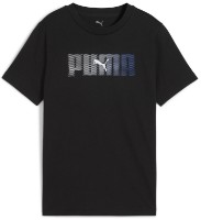 Детская футболка Puma Ess Logo Lab Puma Black, s.164