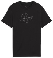 Детская футболка Puma Ess Script Puma Black, s.164