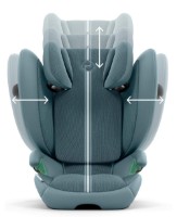 Детское автокресло Cybex Solution G2 i-Fix Plus Stormy Blue (524000679) фото №8 — интернет-магазин Desire.md