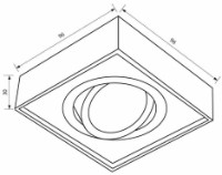 Встраиваемый светильник Vivalux VIV004711 фото №3 — интернет-магазин Desire.md