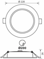 Встраиваемый светильник Vivalux VIV004757 фото №4 — интернет-магазин Desire.md