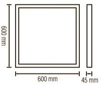 Рамка для светодиодной панели Horoz 111-002-0005 фото №2 — интернет-магазин Desire.md