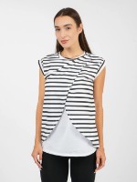 Женская футболка Bumbacel WT3841_White_S5 White, s.XL фото №1 — интернет-магазин Desire.md