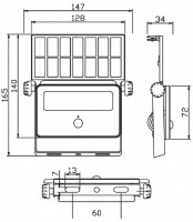 Прожектор Horoz 0680210016 фото №2 — интернет-магазин Desire.md