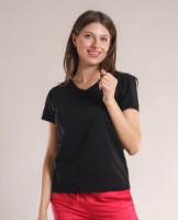Tricou de dame Bumbacel WT3895_0303_M5 Black, s.XL