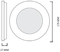Lampă încorporabilă Horoz 016-087-0018 imaginea #2 — magazin online Desire.md