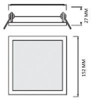 Lampă încorporabilă Horoz 016-088-0012-020 imaginea #2 — magazin online Desire.md