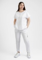 Женский спортивный костюм Bumbacel WTR45068F_0601_M5 White, s.M