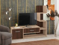 Гостиная Пехотин Бруно Oak Sonoma/Nut фото №2 — интернет-магазин Desire.md