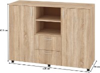 Комод Пехотин К-4+2 Oak Sonoma фото №3 — интернет-магазин Desire.md