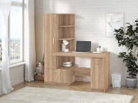 Masa de birou Пехотин Шанс (левый) Oak Sonoma imaginea #3 — magazin online Desire.md