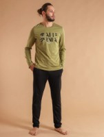 Pijama pentru bărbați Bumbacel MPJ7117_0627_M5 Green, s.XXXL