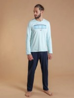 Pijama pentru bărbați Bumbacel MPJ7117_5410_M5 Blue, s.XXL
