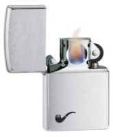 Brichetă Zippo 200 PL Brushed Chrome Pipe lighter Silver imaginea #2 — magazin online Desire.md
