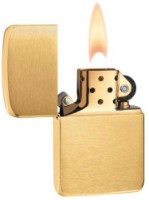 Brichetă Zippo 204 Reg Brushed Brass w/Solid Brass Engraved imaginea #2 — magazin online Desire.md
