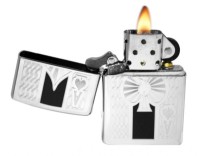 Brichetă Zippo 24196 250 Zippo Ace High Polish Chrome Ace imaginea #2 — magazin online Desire.md