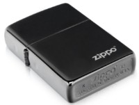 Зажигалка Zippo 24756 ZL Ebony w/ Zippo Logo-Laser