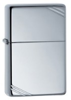 Зажигалка Zippo 260 Classic Vintage High Polish Chrome w/ Slashes