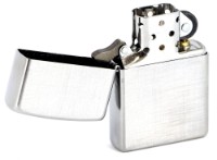 Brichetă Zippo 28181 Linen Weave Brushed Chrome imaginea #2 — magazin online Desire.md