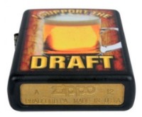 Brichetă Zippo 28294 Support The Draft Black Matte
