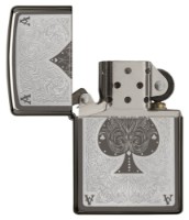Brichetă Zippo 28323 150 Ace Filigree Black Ice imaginea #2 — magazin online Desire.md