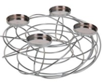 Suport pentru lumânări Christmas Oval 22x13cm (33106)