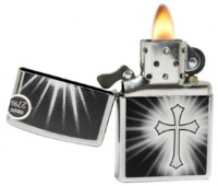 Зажигалка Zippo 29074 Reflective Cross H Pol Chrome фото №2 — интернет-магазин Desire.md