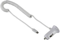 Автомобильная зарядка Hama Lightning Car Charger for iPad White (119430)