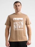 Мужская футболка Bumbacel MT52007_1312_S5 Brown, s.XXL