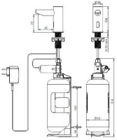 Дозатор жидкого мыла Stern Trendy E (239900) фото №2 — интернет-магазин Desire.md