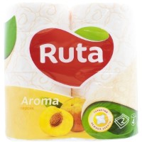 Hârtie igienica Ruta Aroma Peach 2 plies 4 rolls