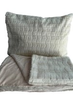 Set de perne și cuvertură O’llessya New Style 230x250cm + 2pcs 50x70cm Alb (V1-5/2)