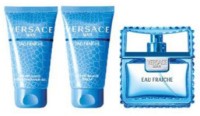 Set de parfumuri pentru el Versace Eau Fraiche EDT 50ml + Shower Gel 50ml + After Shave Balm 50ml