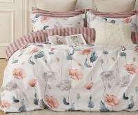 Постельное бельё O’llessya New Style De Luxe 200x220cm Roz/Gri (V-130/15) фото №1 — интернет-магазин Desire.md