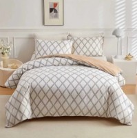 Lenjerie de pat O’llessya New Style New Style 200x220cm Bej/Gri (V-85/13)