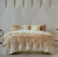 Lenjerie de pat O’llessya New Style New Style 200x220cm Galben/Bej (V-85/14)