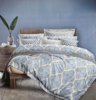 Постельное бельё O’llessya New Style Polycotton/3 200x220cm Albastru/Gri