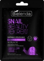 Mască pentru față Bielenda Snail Beauty Secrets Moisturising & Rebuilding Black 1pcs